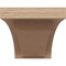 Ekena Millwork 6"W x 12"D x 6"H Wide Rivera Rough Cedar Woodgrain TimberThane Corbel, Primed Tan CORUR06X12X06RIVRCPR - alternate 4